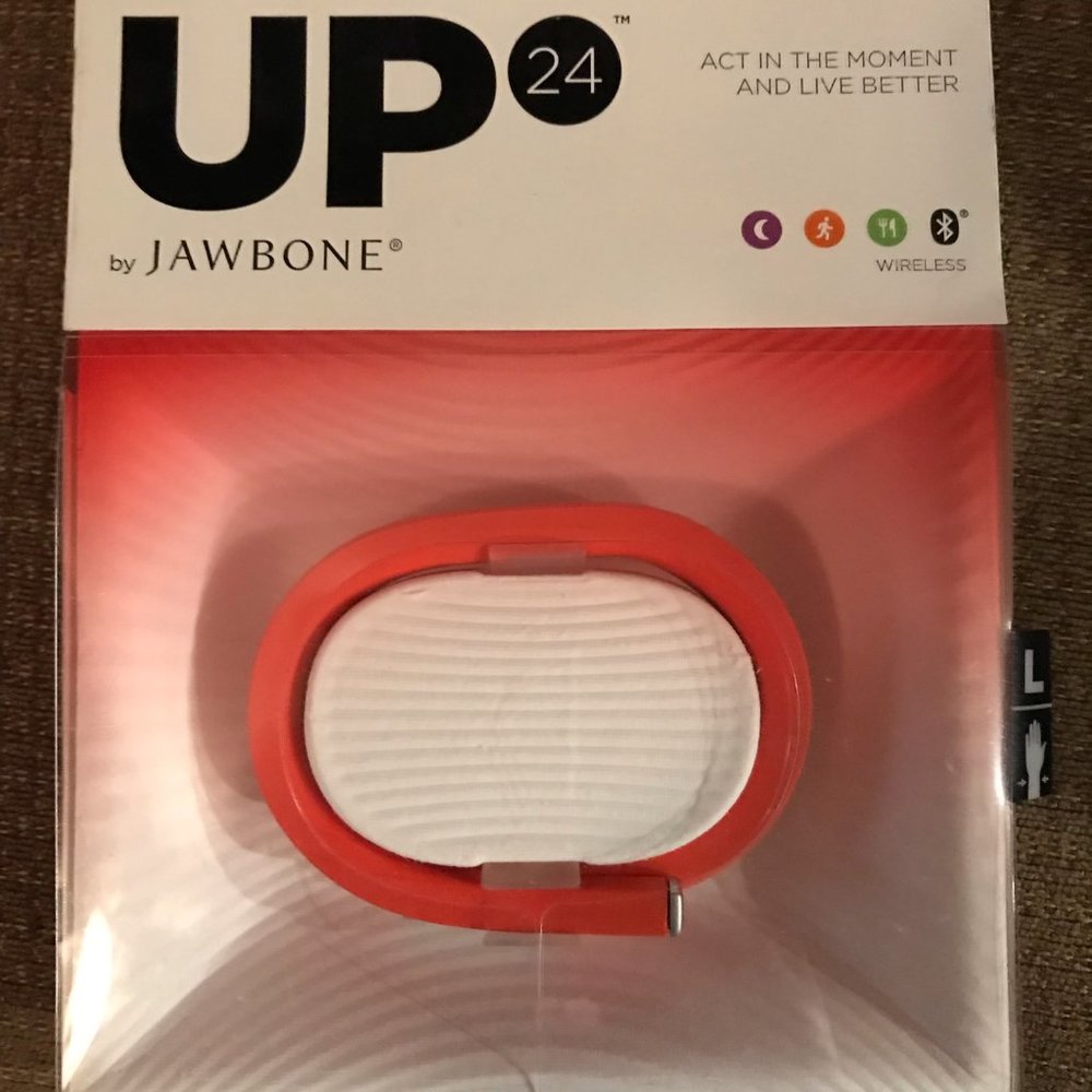 Orange Jawbone UP  size Large